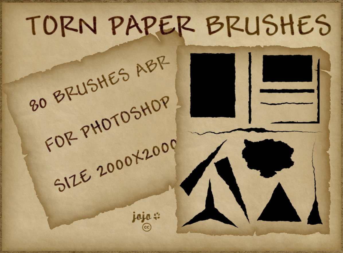 Torn Paper Brushes By Jojo ojoj On DeviantArt Torn paper brushes by jojo ojoj on deviantart