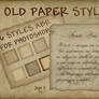 Old paper styles