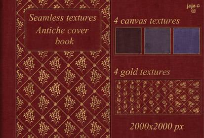 Antiche cover book Seamless textures