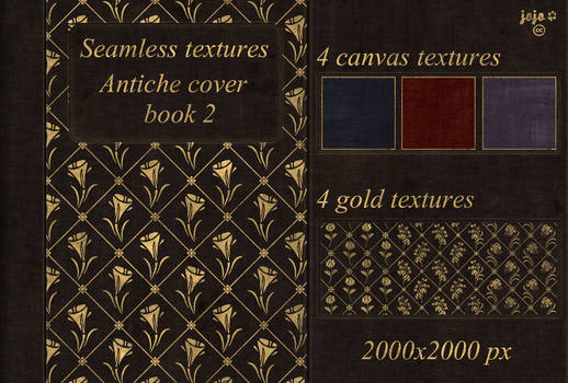 Antiche cover book Seamless textures 2