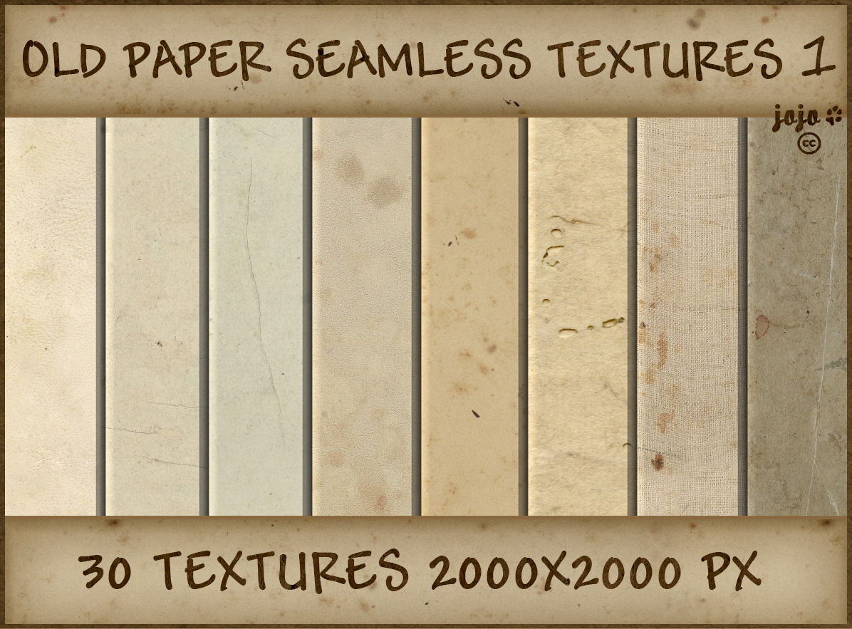 Old paper seamless textures 1