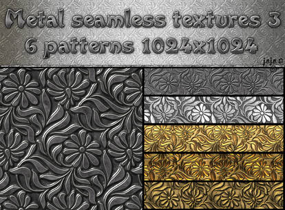 Metal seamless textures pack 3