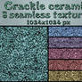 Crackle ceramic seamless textures