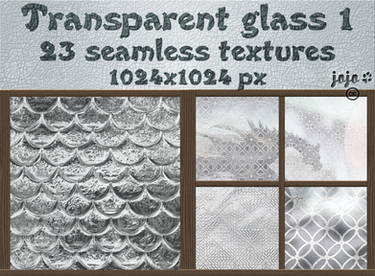 Transparent glass seamless textures 1