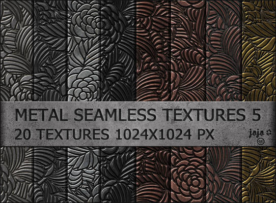 Metal seamless textures pack 5