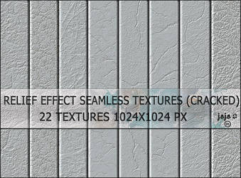 Relief effect seamless textures (cracked)