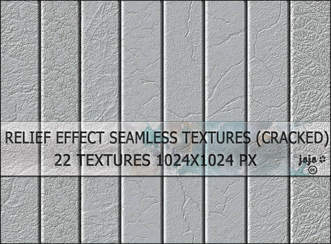 Relief effect seamless textures (cracked)