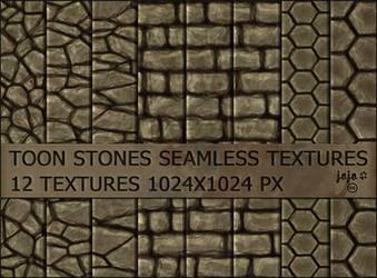 Toon stones seamless textures