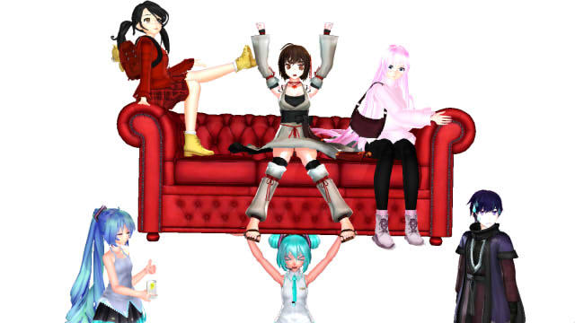 Draw The Squad Like This Meme Mmd Ver By Myanartykitty On Deviantart