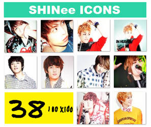 SHINee set of icons