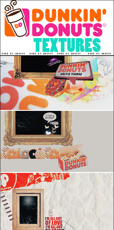 Dunkin' Donuts textures :D