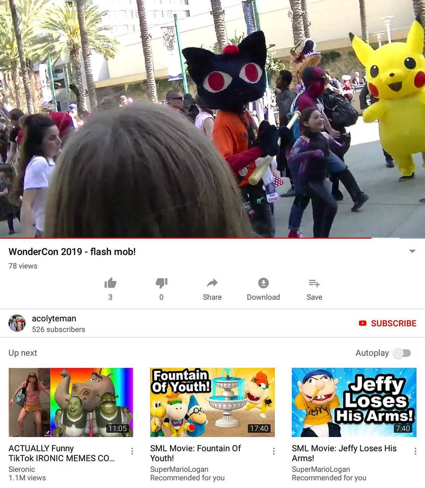 Wondercon 2019 Dance Video with Mae Borowski in it by AjayRulezzz