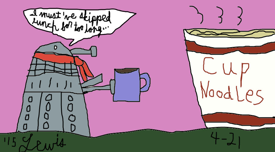 Cup Noodle Dalek