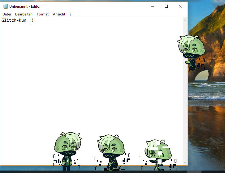 Gl1tchkun the little Virus (Shimeji) by Co0kieCat on DeviantArt
