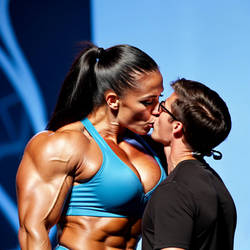 Beatrix Iron Bum, going in for a kiss