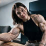 She's flexing for subscribers