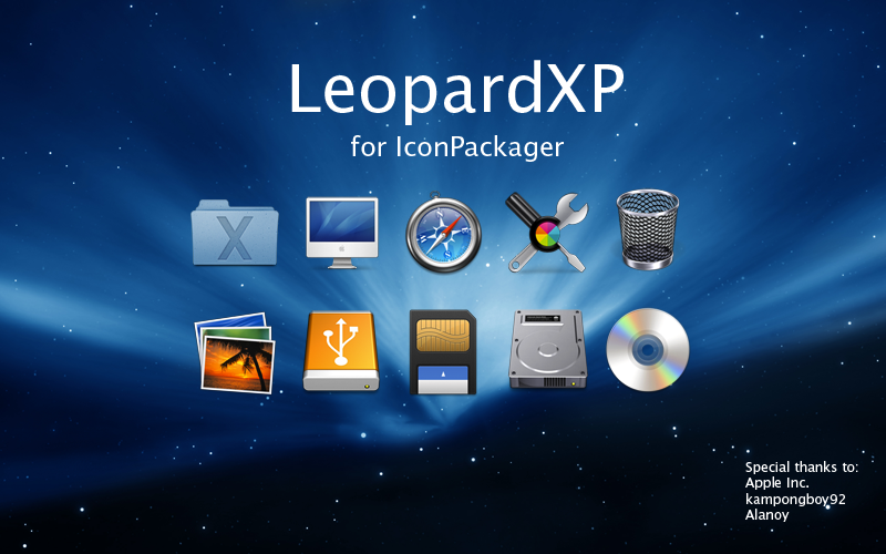 LeopardXP for IconPackager