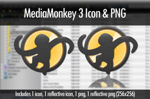 MediaMonkey 3 Icon and PNG