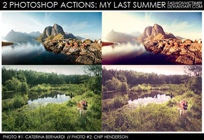 My Last Summer - 2 Photoshop Actions