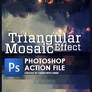 Triangular Mosaic Effect - PHOTOSHOP ACTION