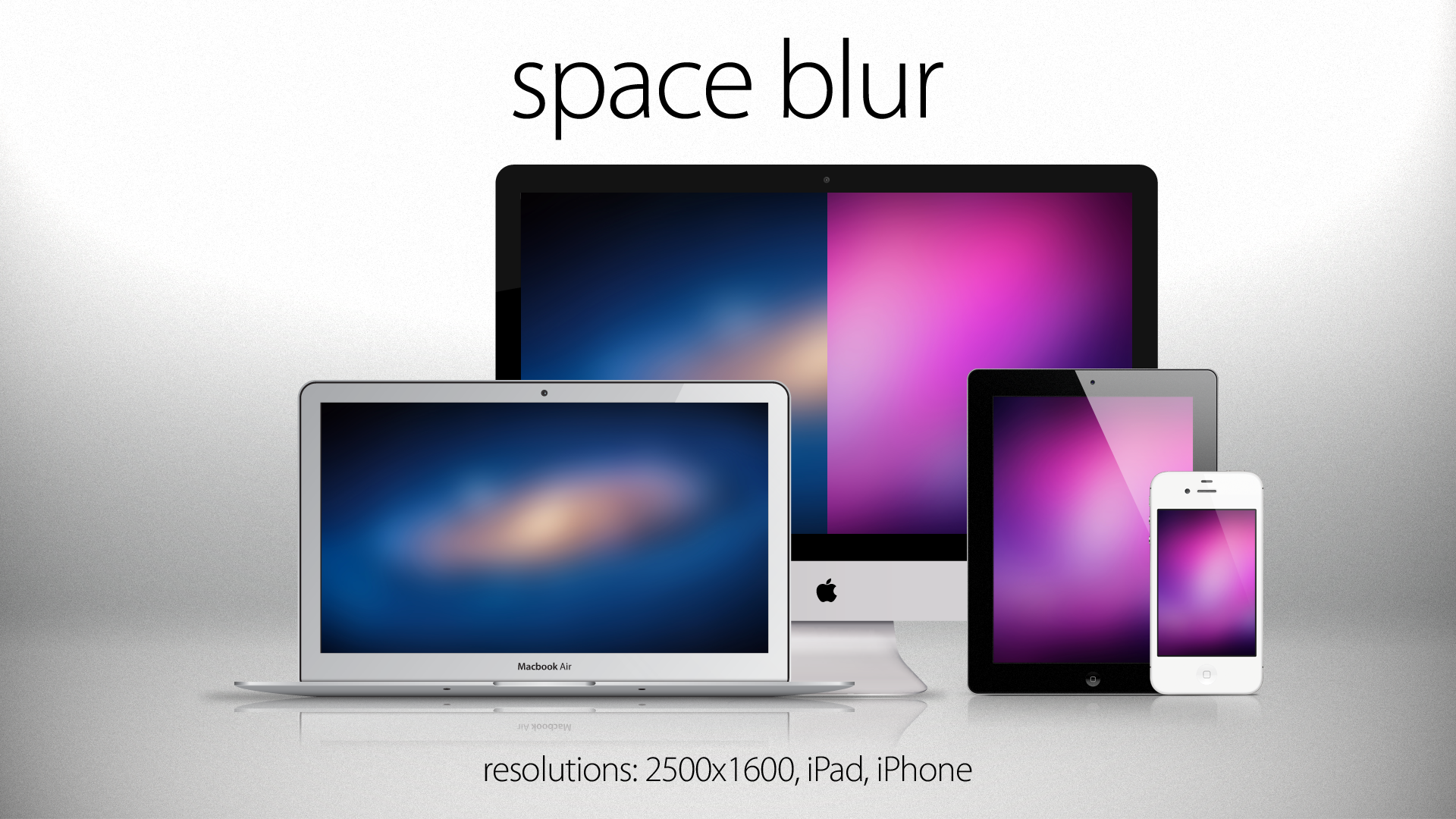 Space Blur: Minimalistic Wallpapers