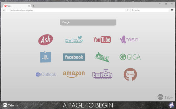 TabPlus v2.0 - A PAGE TO BEGIN | Startpage