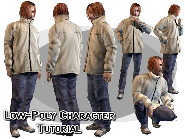 3ds Max LowPoly Character Modeling