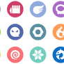 Pokemon Type Icons - Vector