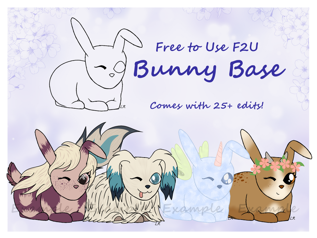 F2U Old Bunny Lineart by LavenderRain17 on DeviantArt