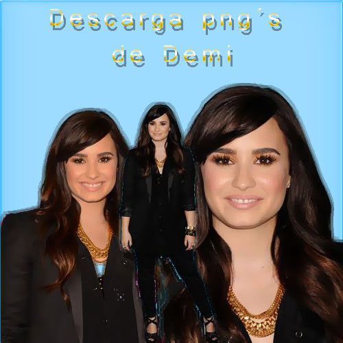 Descarga 5 pngs de Demi Lovato