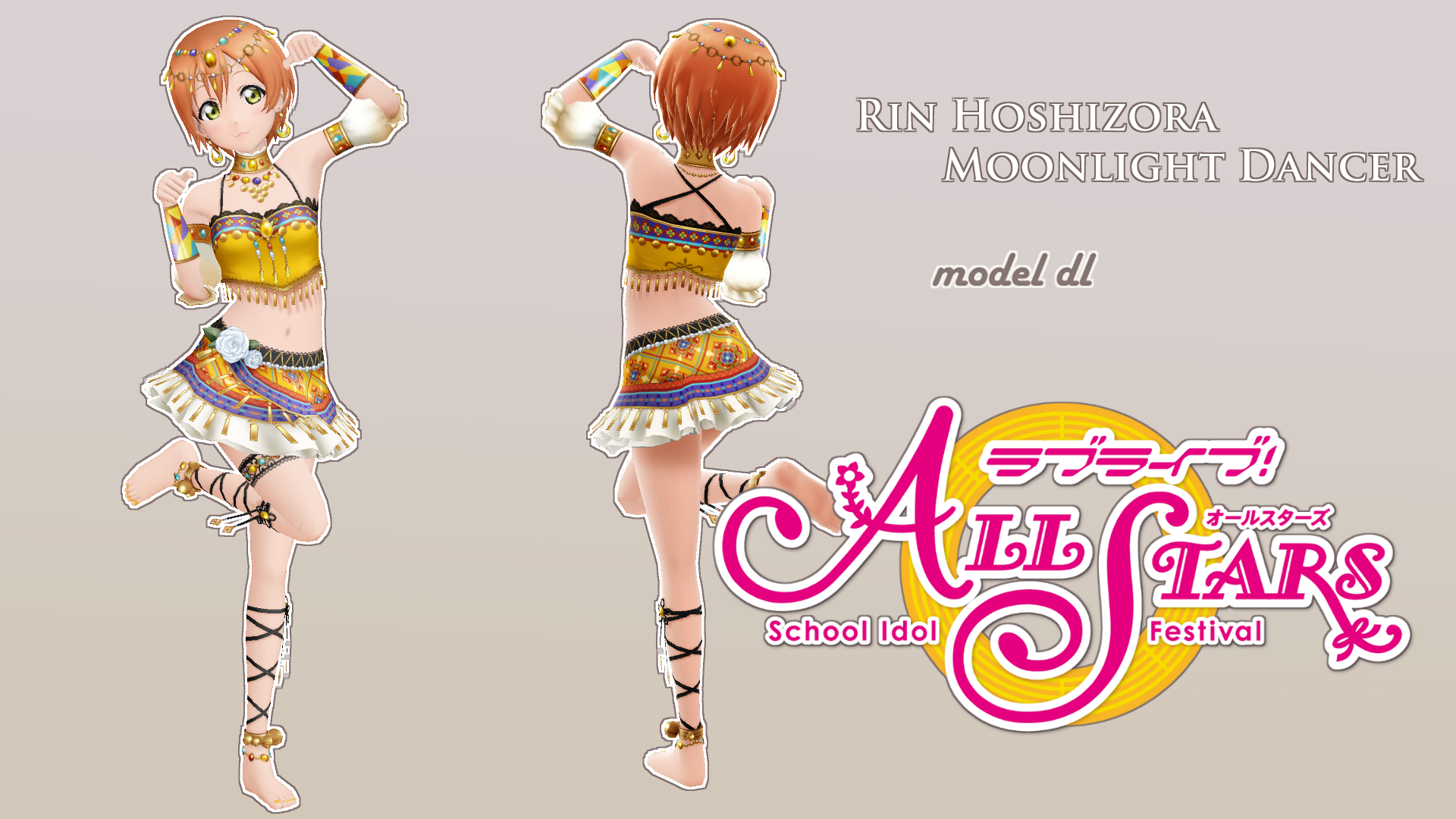 [ MMD ] SIFAS Rin Hoshizora Moonlight Dancer DL by schavel on DeviantArt