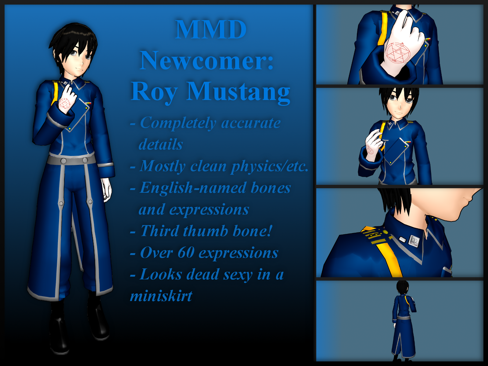 MMD Newcomer: Roy Mustang VERSION 2