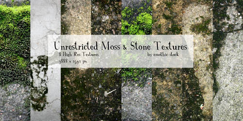 Unrestricted Moss and Stone Texture Pack