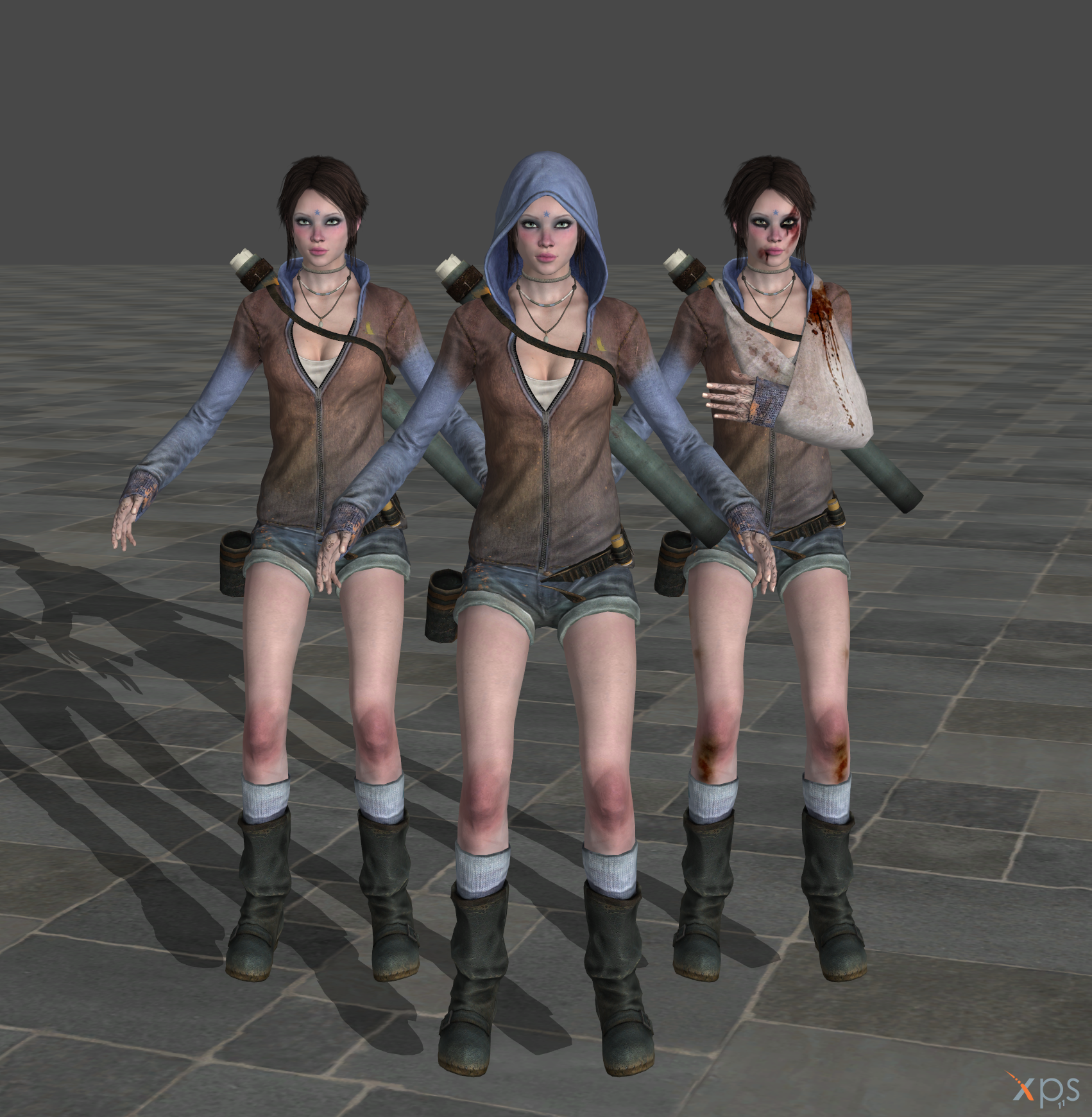 DmC Kat Pack XNALara by DanteAce69 on DeviantArt