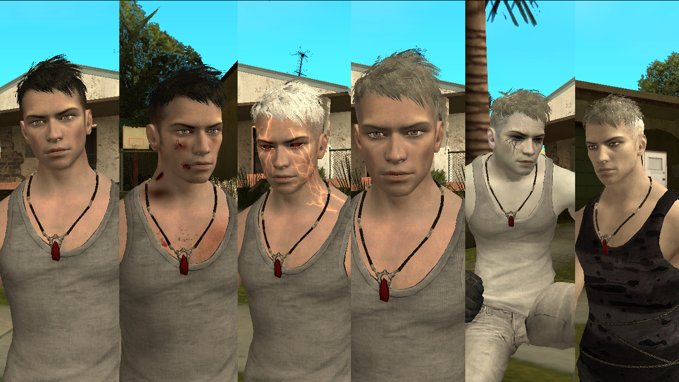 GTASA Dante (DmC) Skin Pack by DanteAce69 on DeviantArt