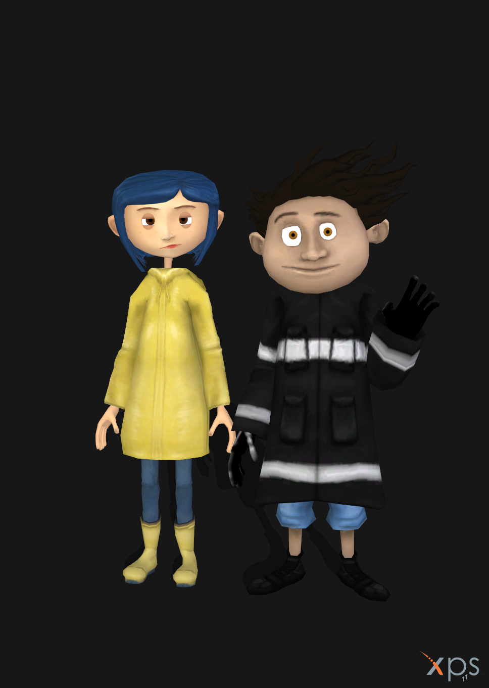 Coraline and Wybie XNALara by DanteAce69 on DeviantArt