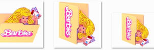 Barbie Vintage folder icons