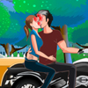 Risky Motorcycle Kissing