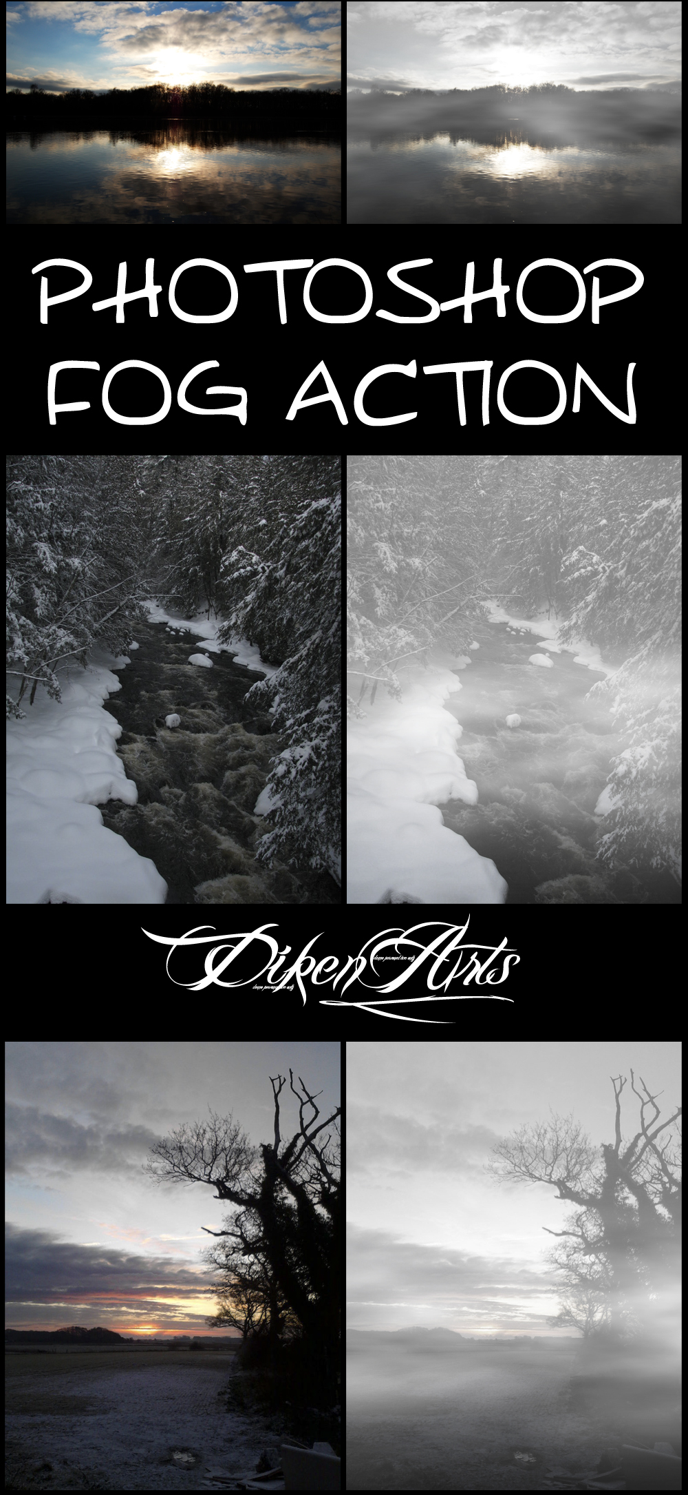 Photoshop Fog Action