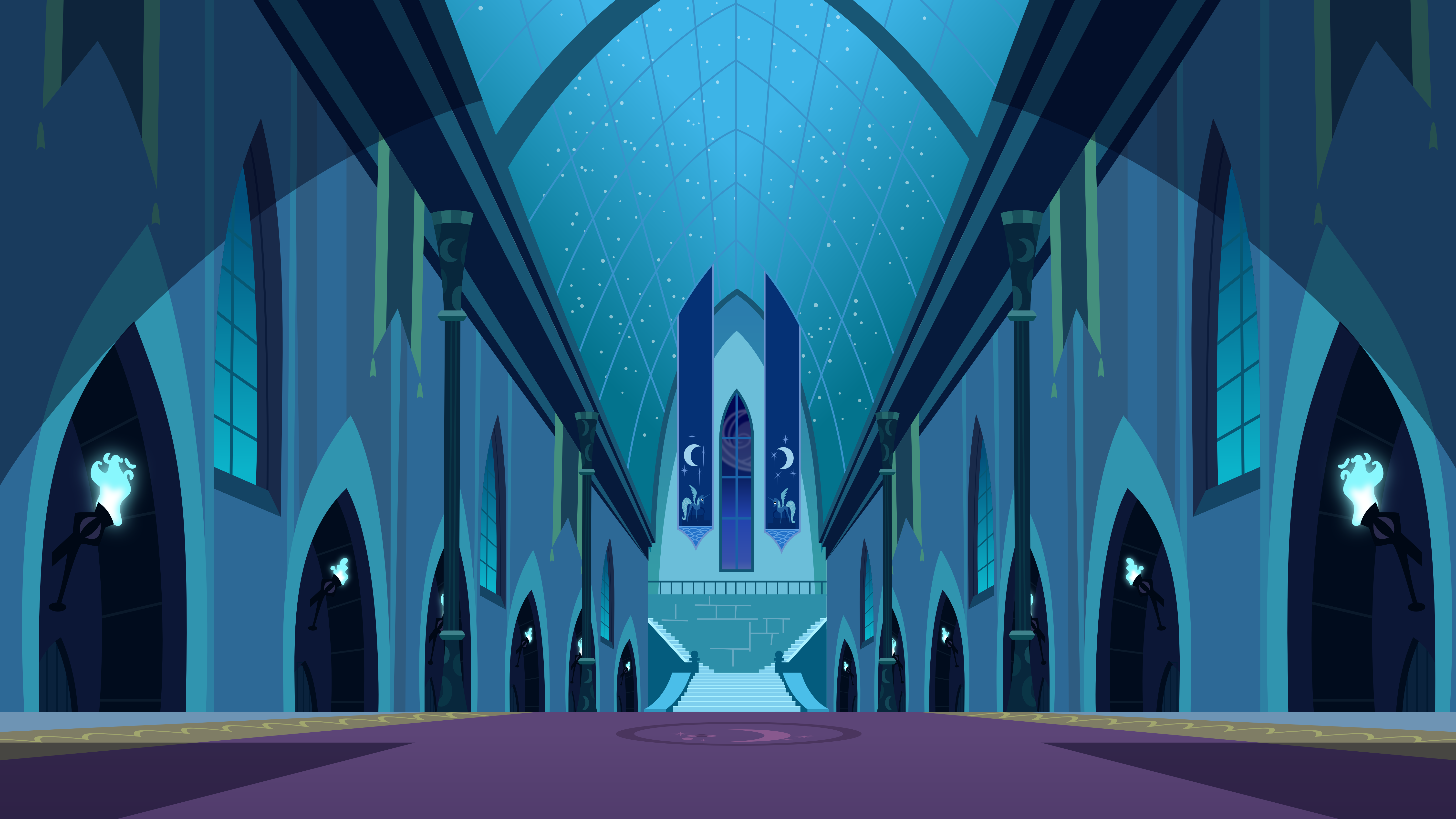 The Other Side of Nightmare Moon's Castle by Drakizora on DeviantArt