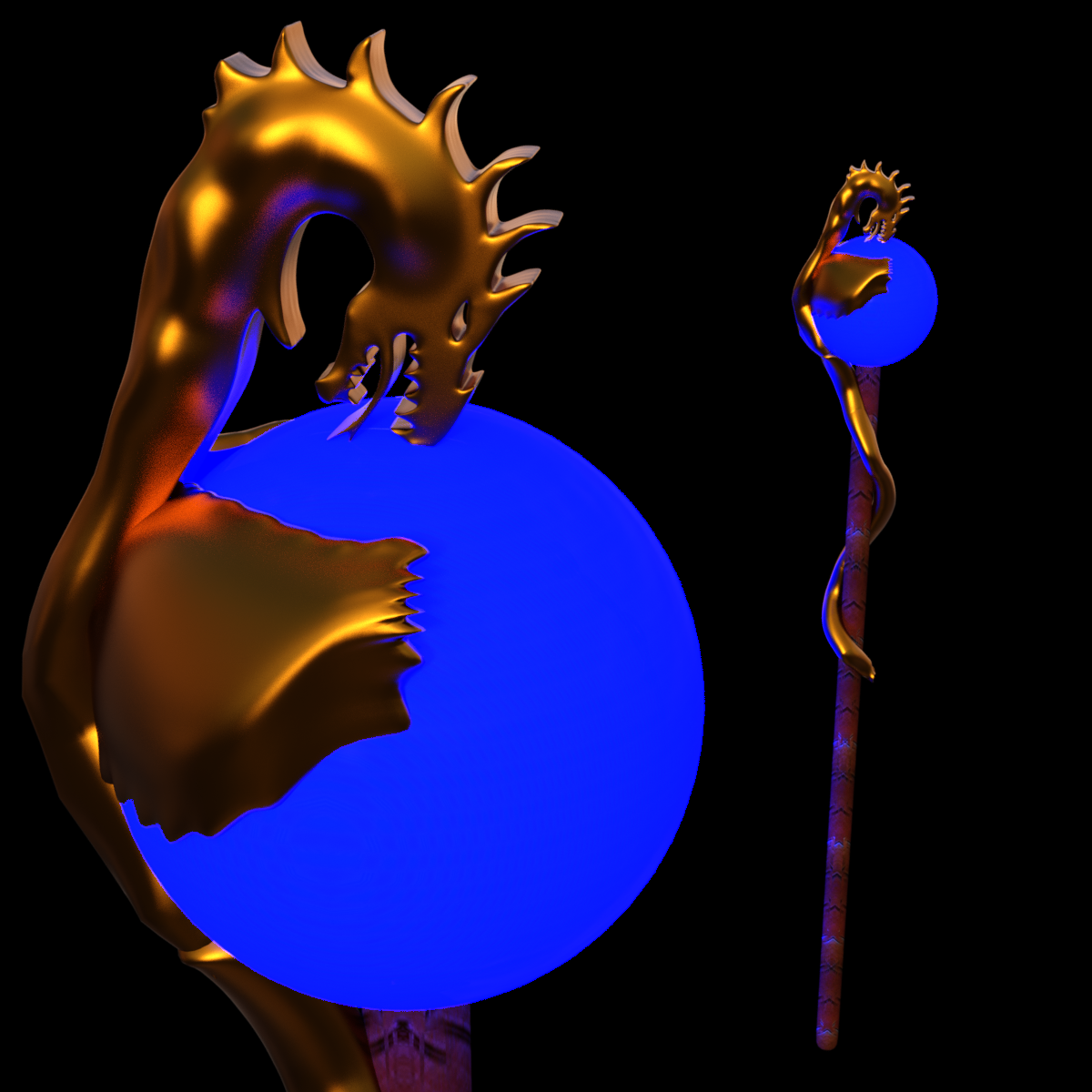 DragonStaffFreebie by kalhh on DeviantArt