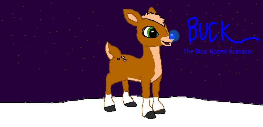 Buck The Blue Nosed Reindeer by DestinyFrampton178 on DeviantArt