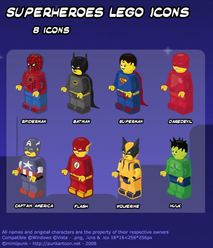 SuperHeroes Lego Icons