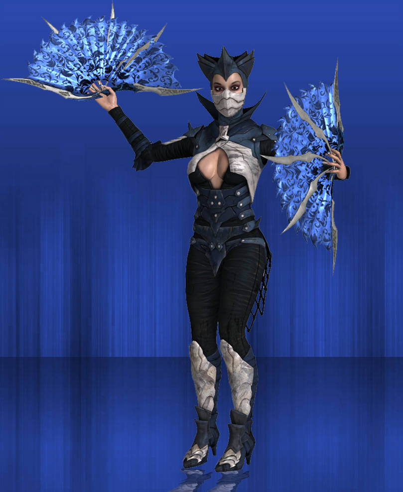 MKX Retexture: Non Revenant Dark Empress Kitana by TheG-Flash