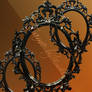 Black Baroque Frame - png-files