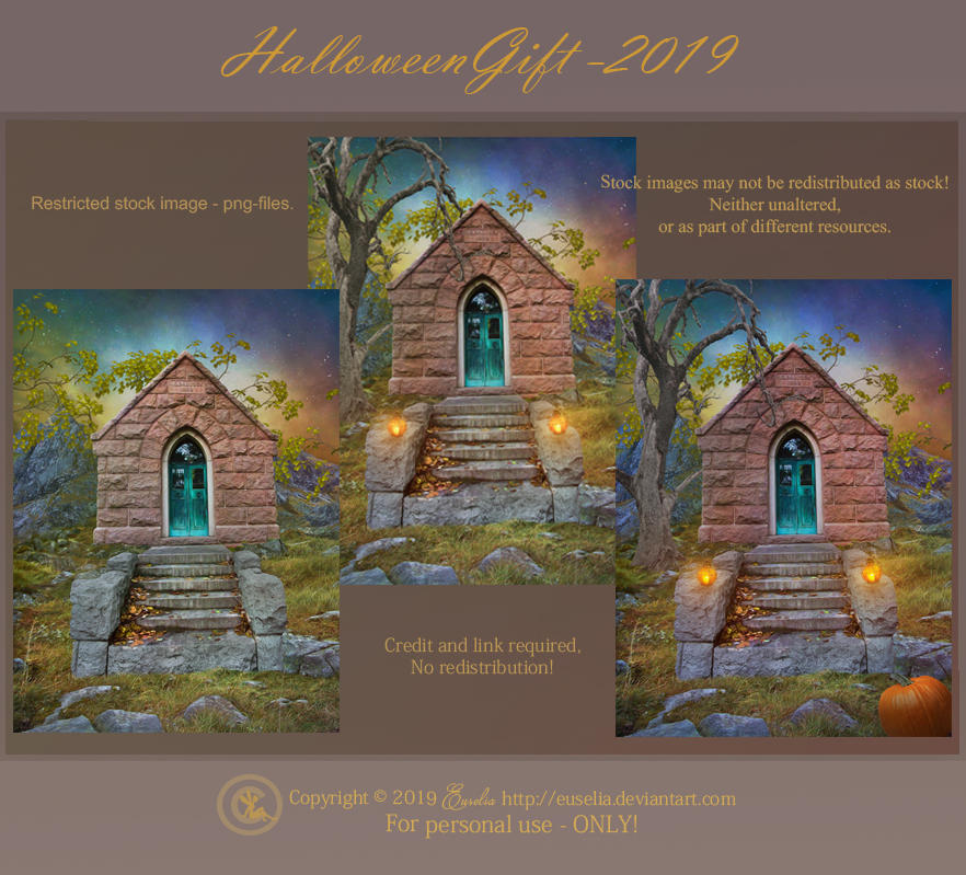 Premade background - HalloweenGift-2019 by Euselia on DeviantArt