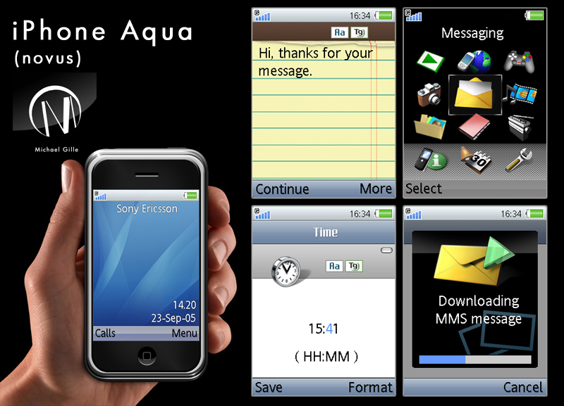 iPhone Aqua Novus