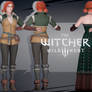  [FBX] Triss Merigold (The Witcher 3) 3D Model