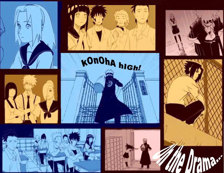 NaruSaku: Konoha High-2 by fox9Kyuubi on DeviantArt
