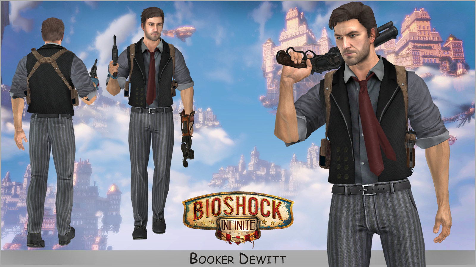 BioShock Infinite: Booker DeWitt / Characters - TV Tropes